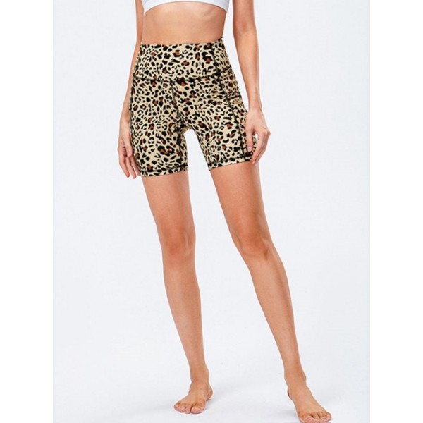 Leopard Pocket High Waist Yoga Pants