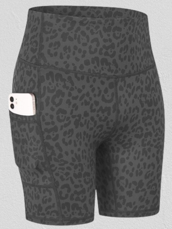 Leopard Pocket High Waist Yoga Pants