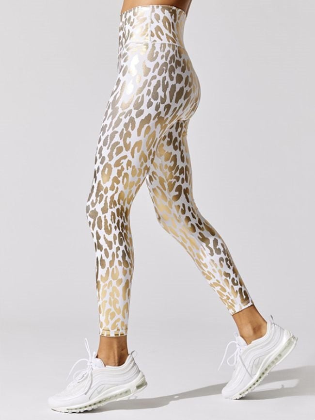 Leopard Print High Waist Yoga Pants