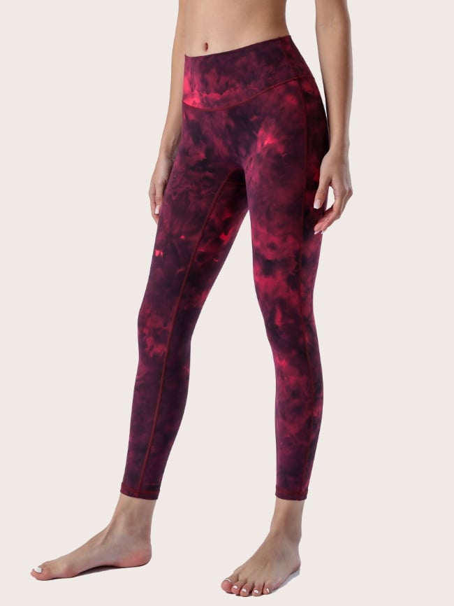 Tie Dye High Waist Sports Yoga Pants