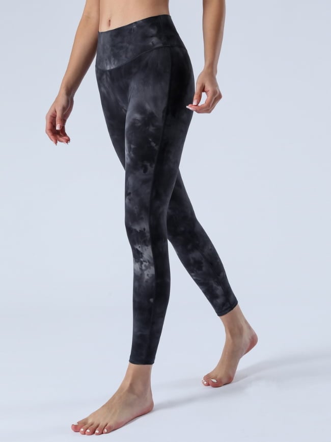 Tie Dye High Waist Sports Yoga Pants