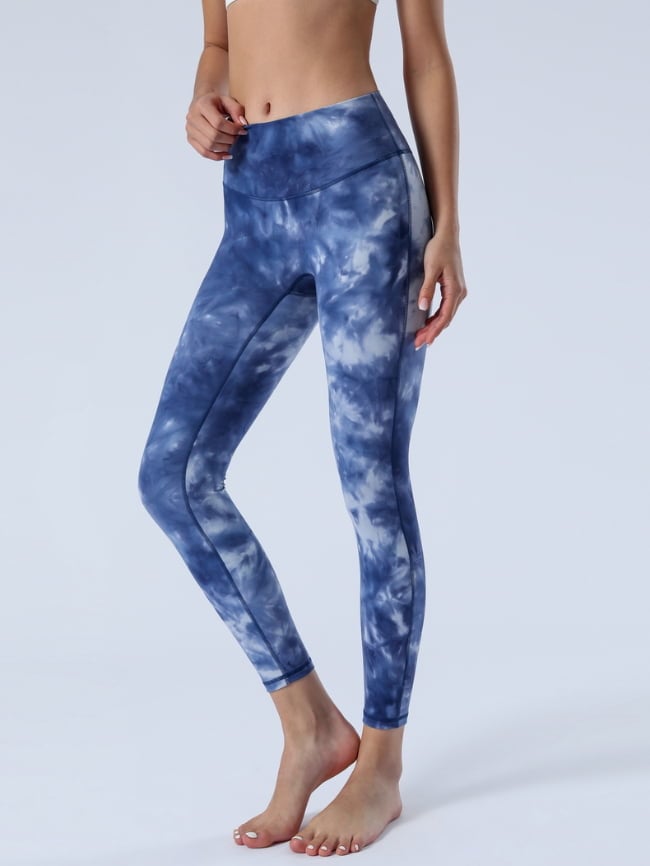 Tie Dye High Waist Sports Yoga Pants