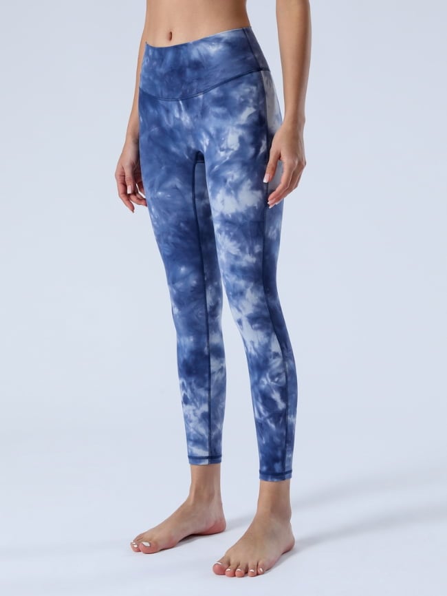 Tie Dye High Waist Sports Yoga Pants