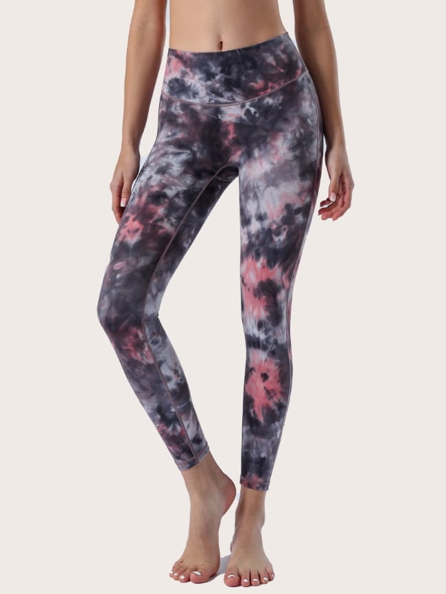 Tie Dye High Waist Sports Yoga Pants