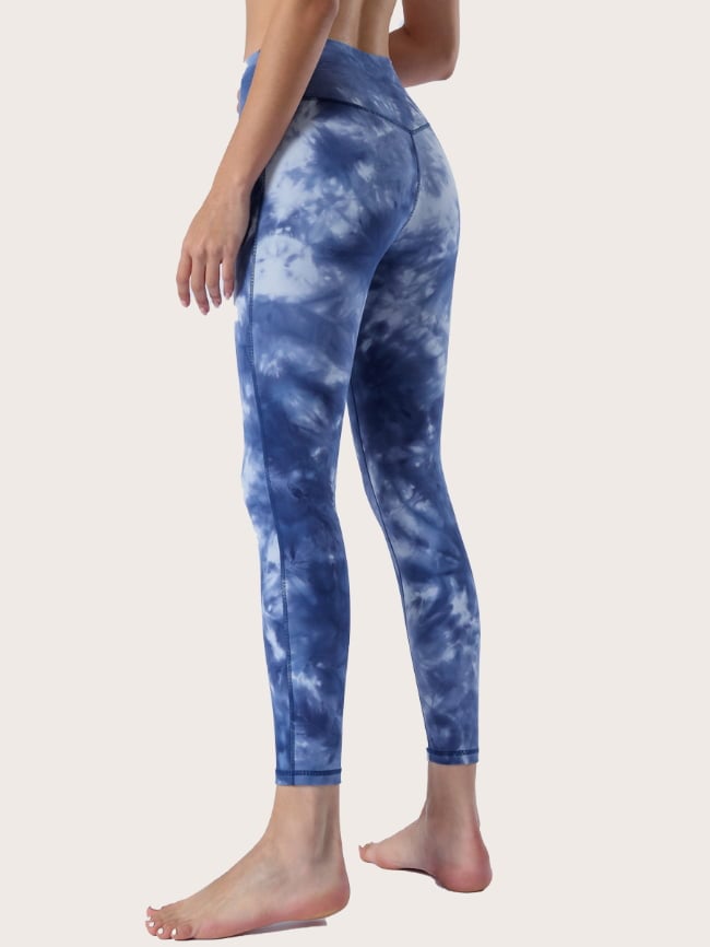 Tie Dye High Waist Sports Yoga Pants