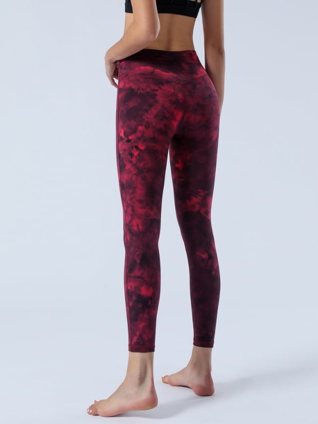 Tie Dye High Waist Sports Yoga Pants