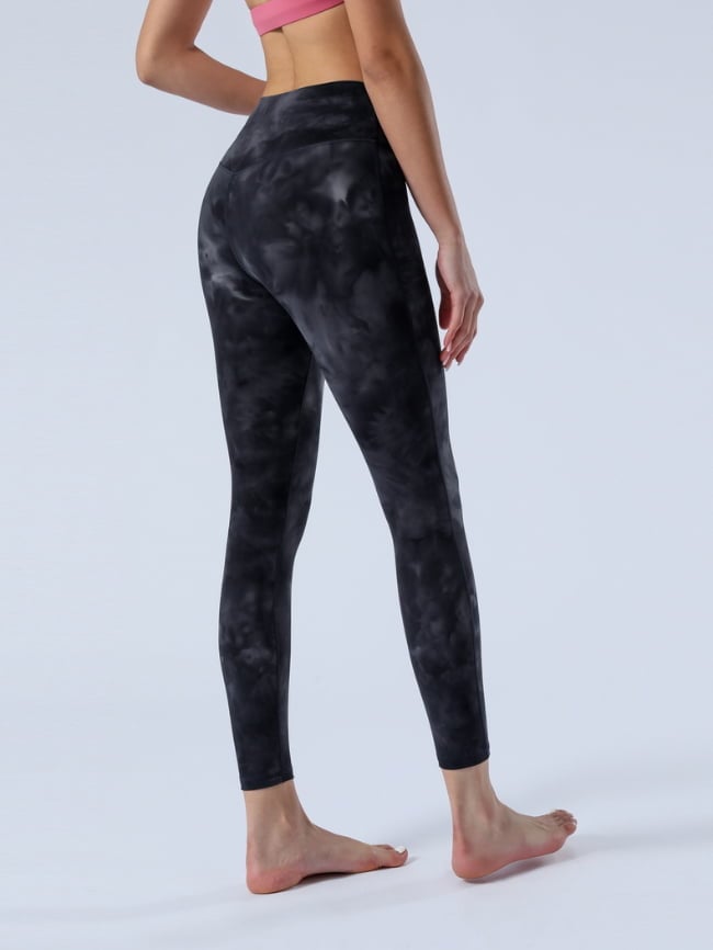 Tie Dye High Waist Sports Yoga Pants