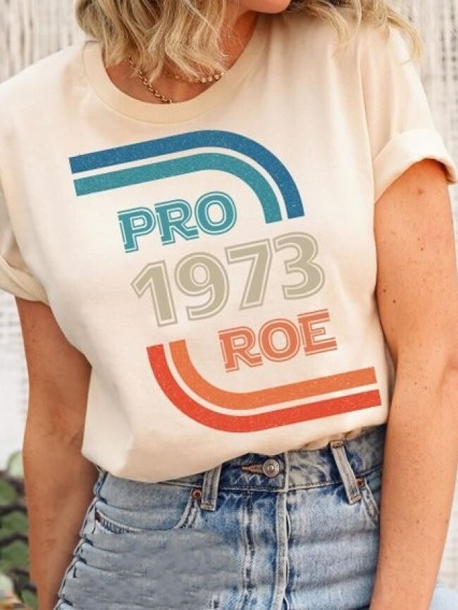 PRO 1973 ROE Print Short Sleeve T-Shirt